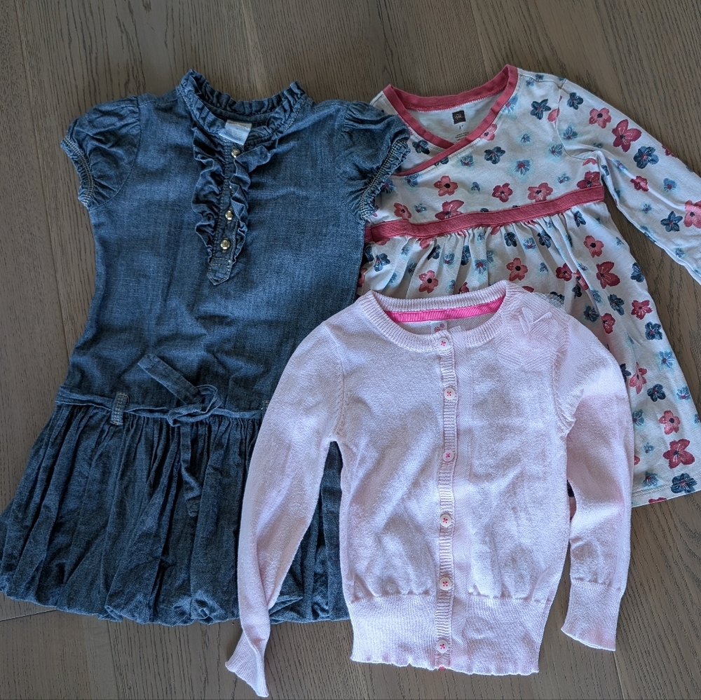 Gymboree Blue Denim Ruffle Dress